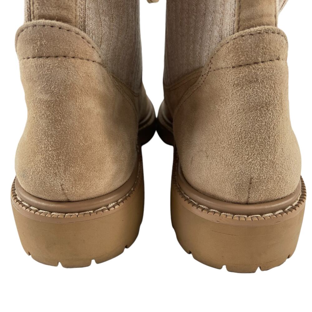 Sam Edelman Lydell Combat Boots Tan Womens Size 8 - Picture 8 of 14
